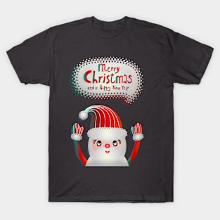 Merry Christmas T shirt,Merry Christmas Day Santa Shirt,Merry Christmas and Happy New Year Shirt,Christmas Gift Tees T-Shirt